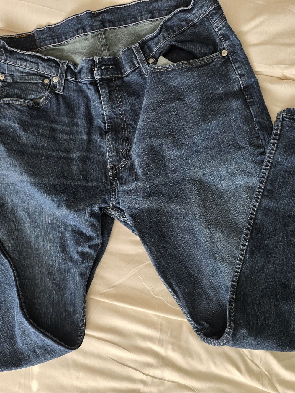 Levi 559 Relaxed Straight Leg Jeans Classic Comfy - Mens 38×30 - Excellent Cond